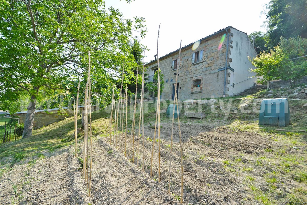 Rustic Stone House for Sale in Central Italy - Abruzzo -  Renovated - Panoramic Views - Great Value