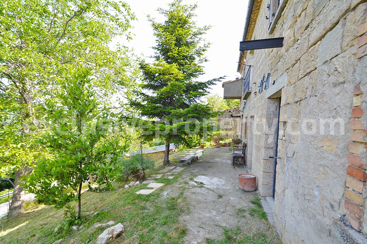 Rustic Stone House for Sale in Central Italy - Abruzzo -  Renovated - Panoramic Views - Great Value