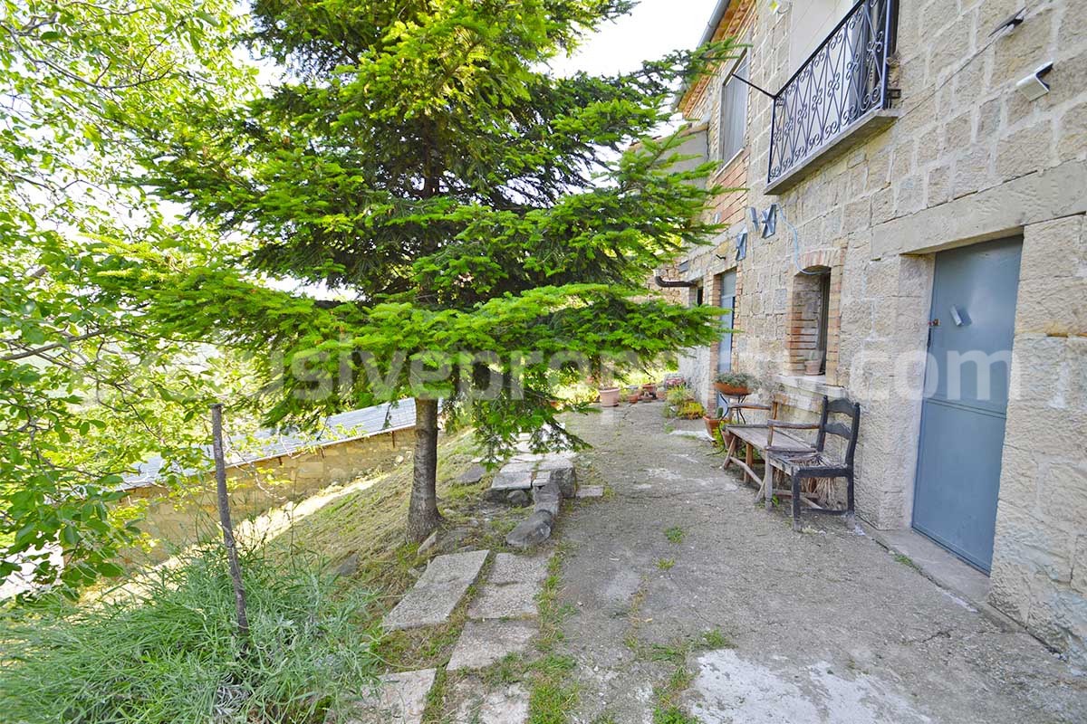Rustic Stone House for Sale in Central Italy - Abruzzo -  Renovated - Panoramic Views - Great Value