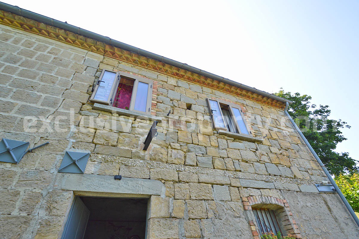 Rustic Stone House for Sale in Central Italy - Abruzzo -  Renovated - Panoramic Views - Great Value