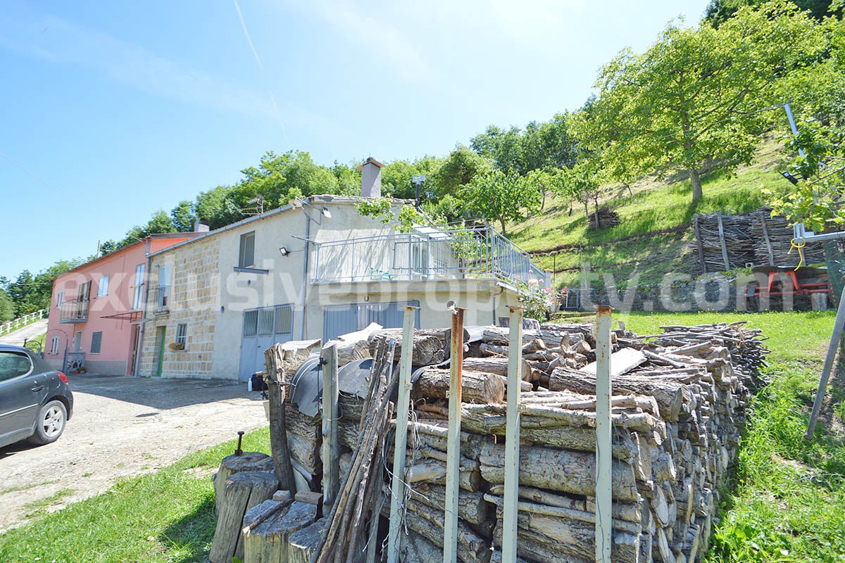 Beautiful Stone House for Sale in Abruzzo - Central Italy - Panoramic Views - Garden and Great Value