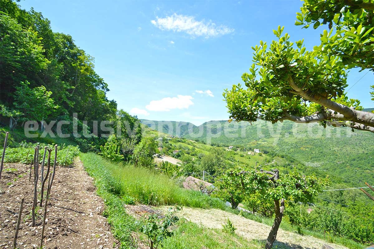 Beautiful Stone House for Sale in Abruzzo - Central Italy - Panoramic Views - Garden and Great Value
