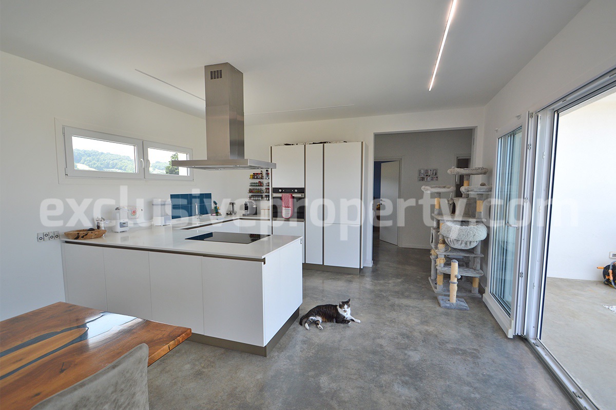 Exclusive Sea View Villa for Sale in Italy - Eco-Friendly Home with Land and Olive Trees in Petacciato - Molise