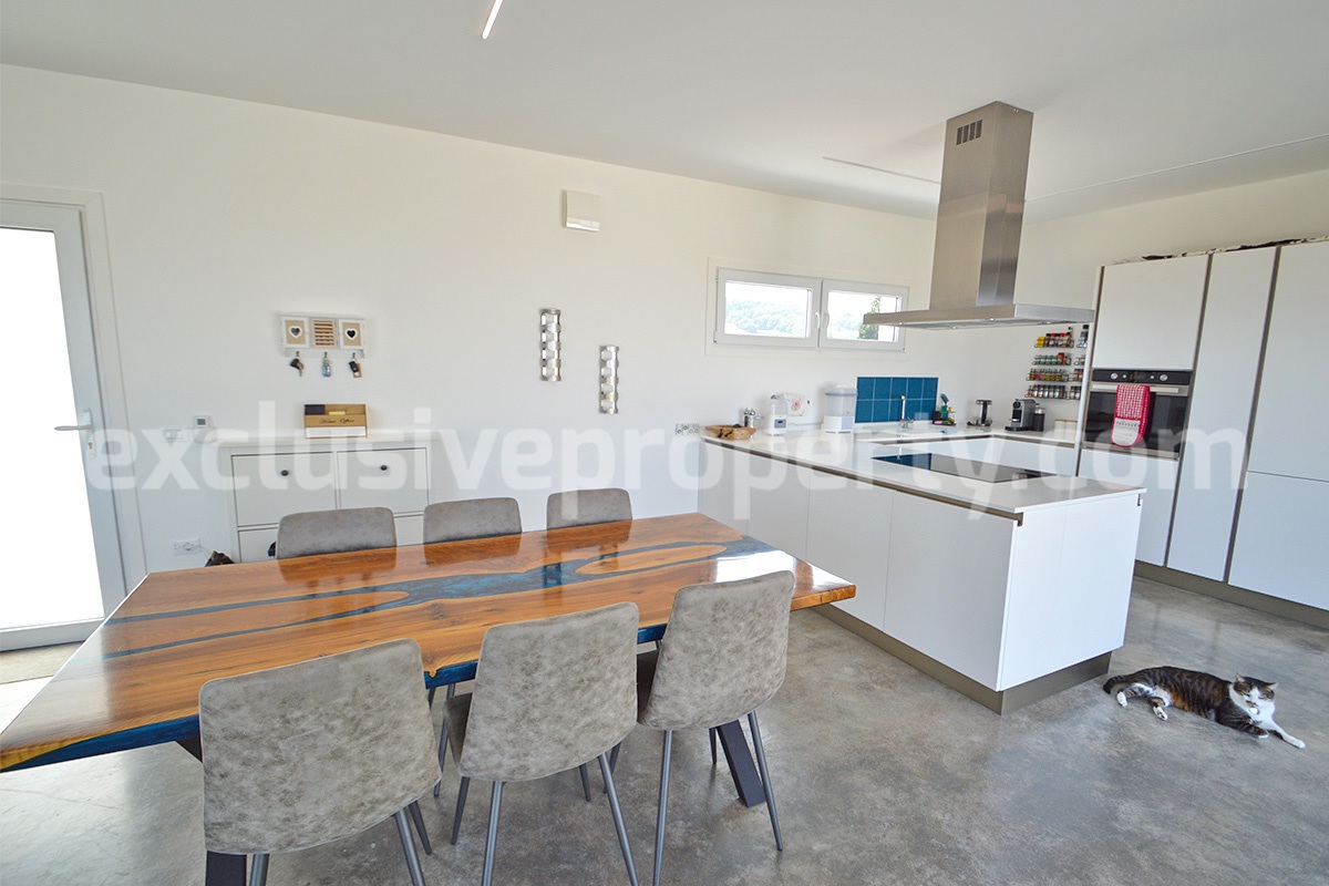 Exclusive Sea View Villa for Sale in Italy - Eco-Friendly Home with Land and Olive Trees in Petacciato - Molise