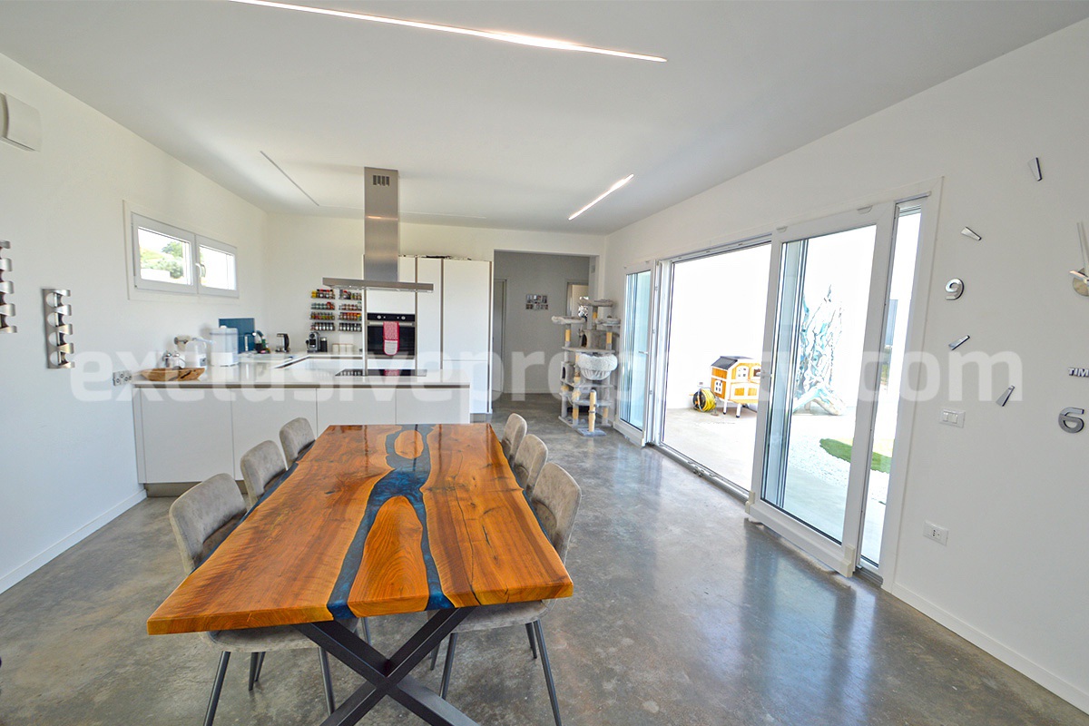 Exclusive Sea View Villa for Sale in Italy - Eco-Friendly Home with Land and Olive Trees in Petacciato - Molise