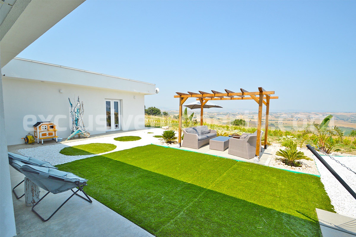 Exclusive Sea View Villa for Sale in Italy - Eco-Friendly Home with Land and Olive Trees in Petacciato - Molise