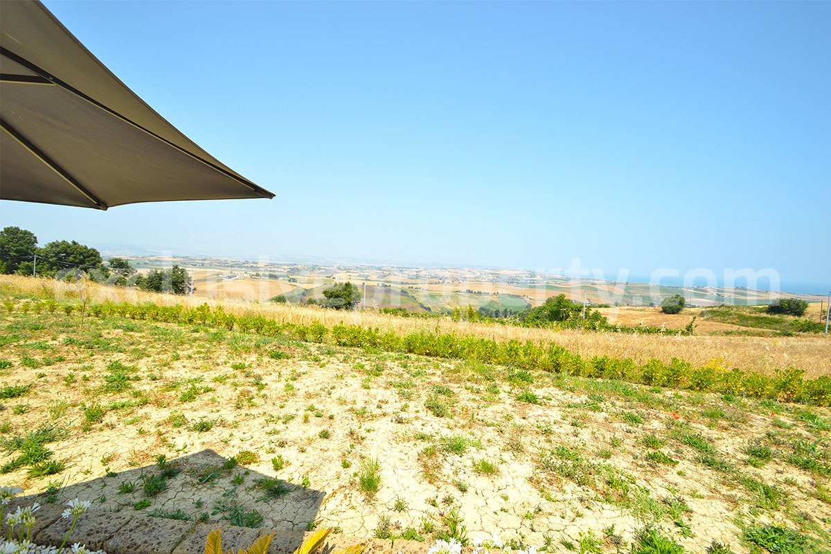 Exclusive Sea View Villa for Sale in Italy - Eco-Friendly Home with Land and Olive Trees in Petacciato - Molise