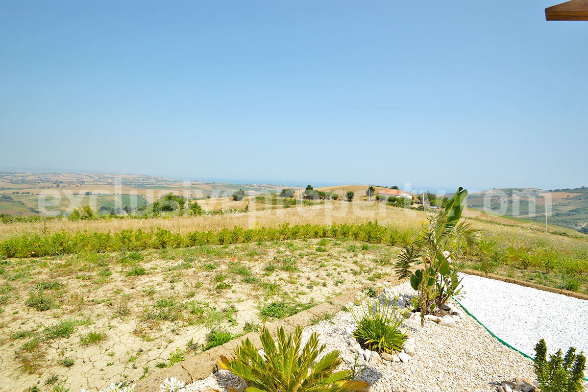 Exclusive Sea View Villa for Sale in Italy - Eco-Friendly Home with Land and Olive Trees in Petacciato - Molise