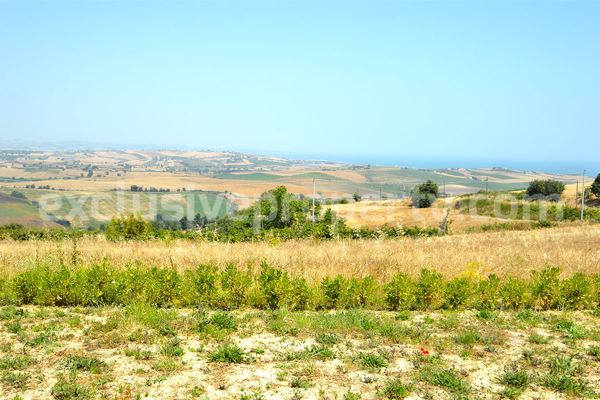 Exclusive Sea View Villa for Sale in Italy - Eco-Friendly Home with Land and Olive Trees in Petacciato - Molise
