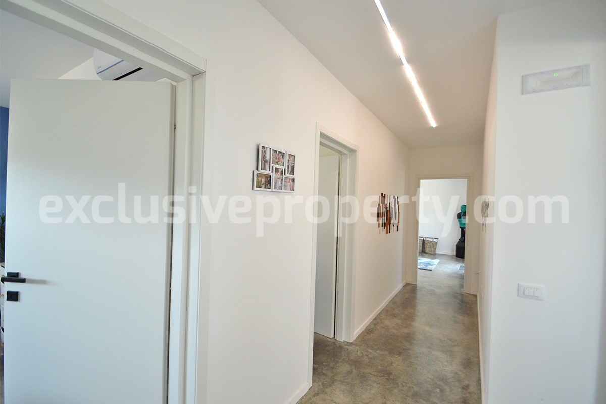 Exclusive Sea View Villa for Sale in Italy - Eco-Friendly Home with Land and Olive Trees in Petacciato - Molise
