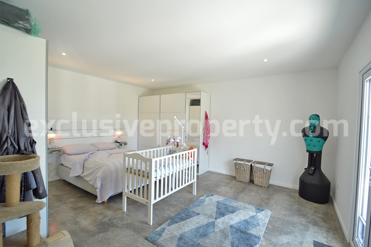 Exclusive Sea View Villa for Sale in Italy - Eco-Friendly Home with Land and Olive Trees in Petacciato - Molise