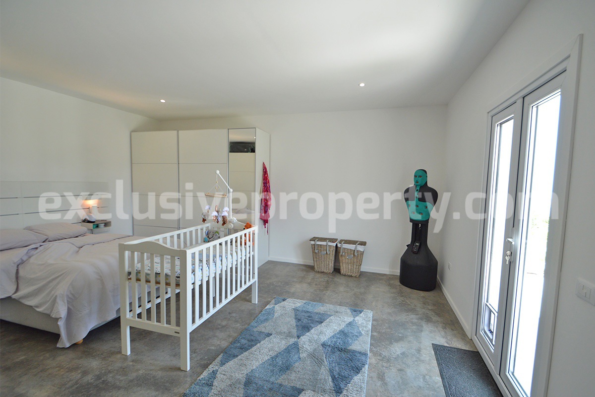 Exclusive Sea View Villa for Sale in Italy - Eco-Friendly Home with Land and Olive Trees in Petacciato - Molise