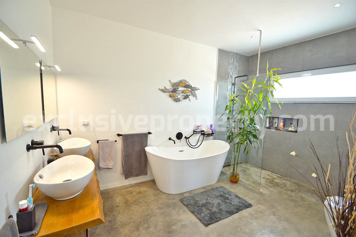 Exclusive Sea View Villa for Sale in Italy - Eco-Friendly Home with Land and Olive Trees in Petacciato - Molise