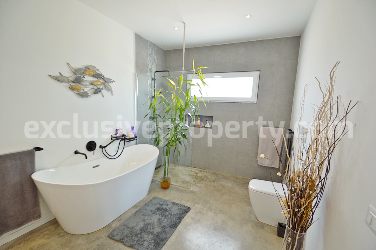 Exclusive Sea View Villa for Sale in Italy - Eco-Friendly Home with Land and Olive Trees in Petacciato - Molise