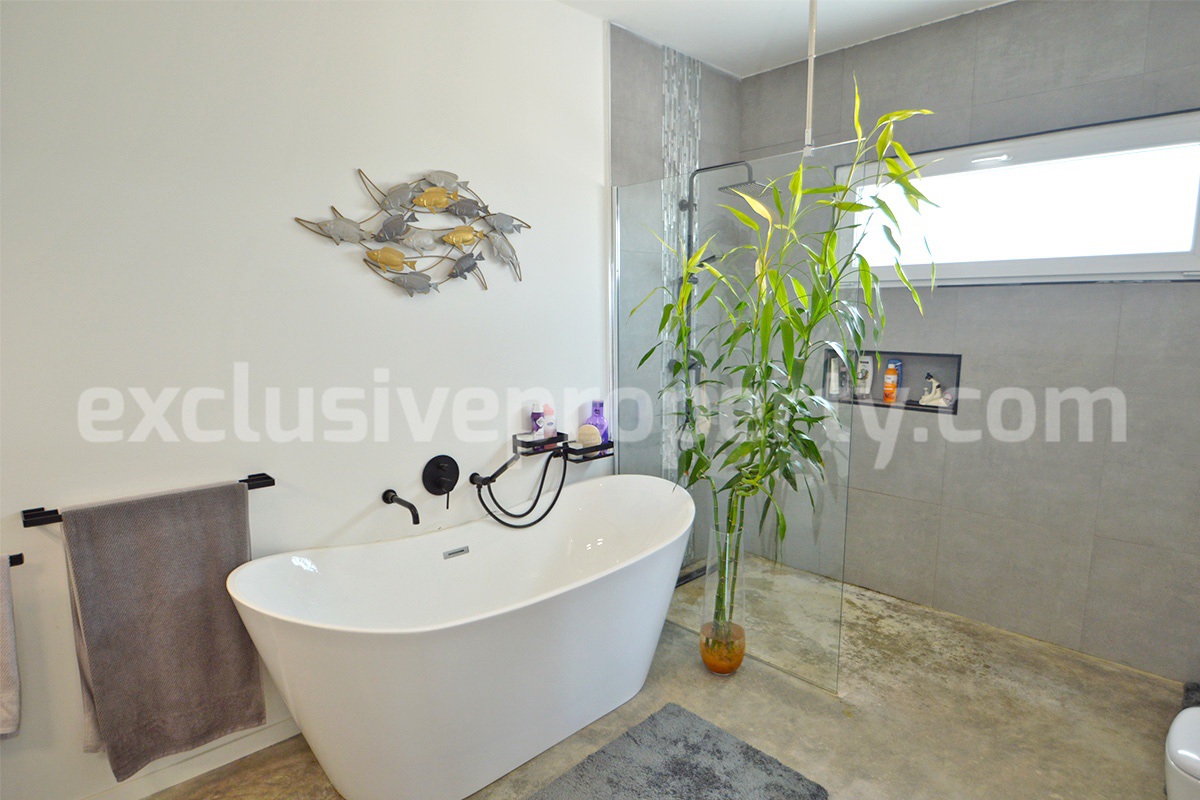 Exclusive Sea View Villa for Sale in Italy - Eco-Friendly Home with Land and Olive Trees in Petacciato - Molise