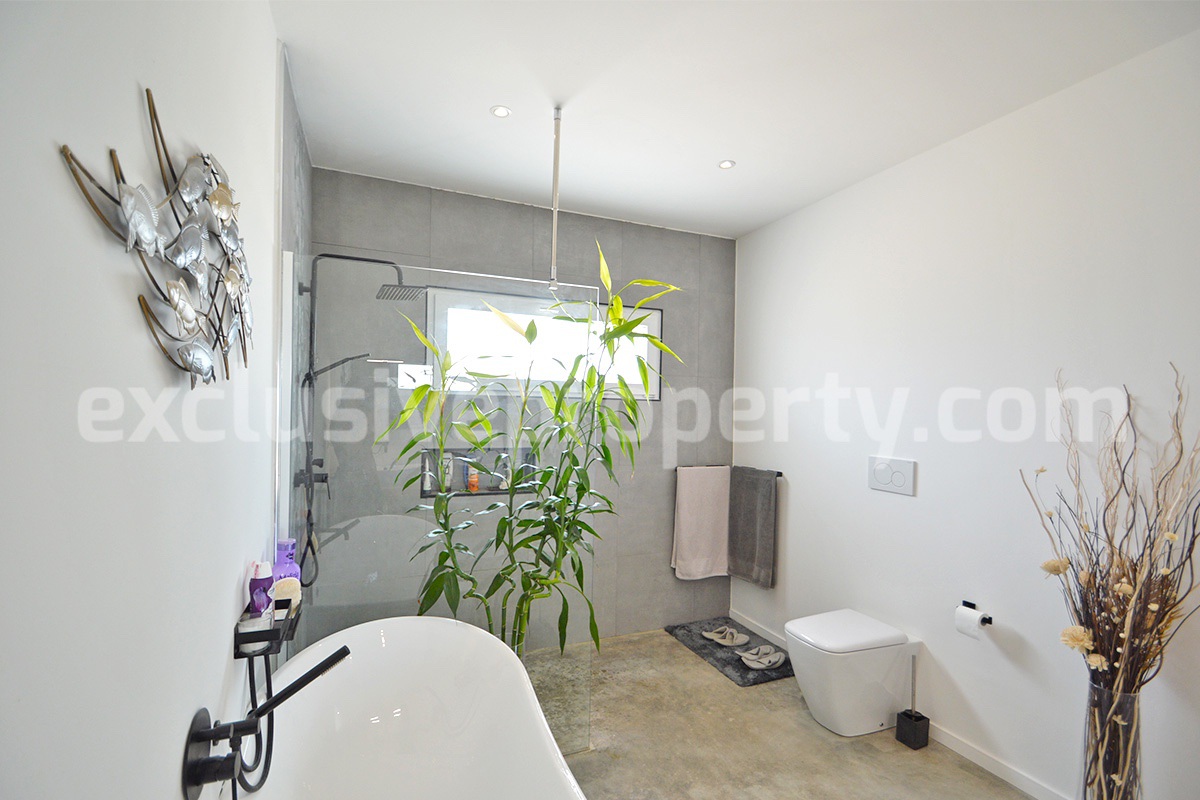 Exclusive Sea View Villa for Sale in Italy - Eco-Friendly Home with Land and Olive Trees in Petacciato - Molise
