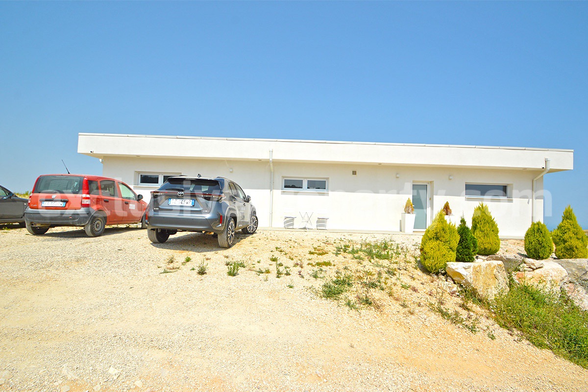 Exclusive Sea View Villa for Sale in Italy - Eco-Friendly Home with Land and Olive Trees in Petacciato - Molise