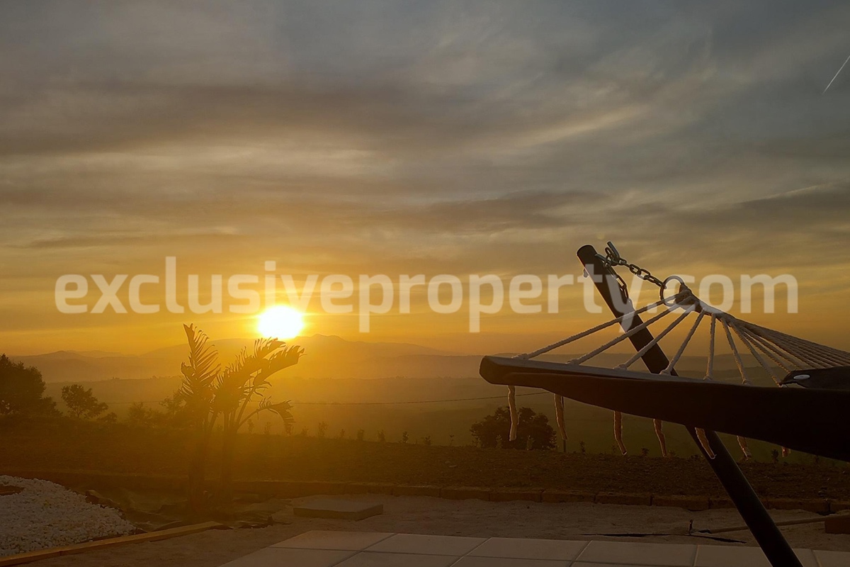 Exclusive Sea View Villa for Sale in Italy - Eco-Friendly Home with Land and Olive Trees in Petacciato - Molise