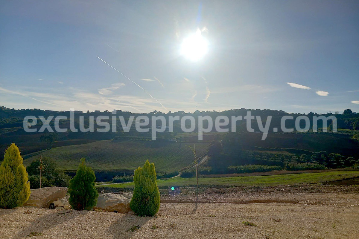 Exclusive Sea View Villa for Sale in Italy - Eco-Friendly Home with Land and Olive Trees in Petacciato - Molise