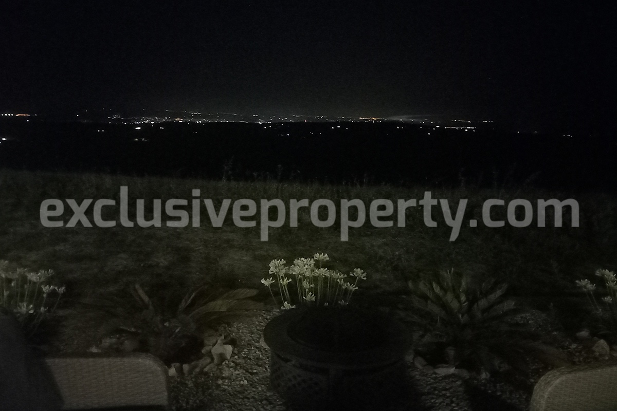 Exclusive Sea View Villa for Sale in Italy - Eco-Friendly Home with Land and Olive Trees in Petacciato - Molise