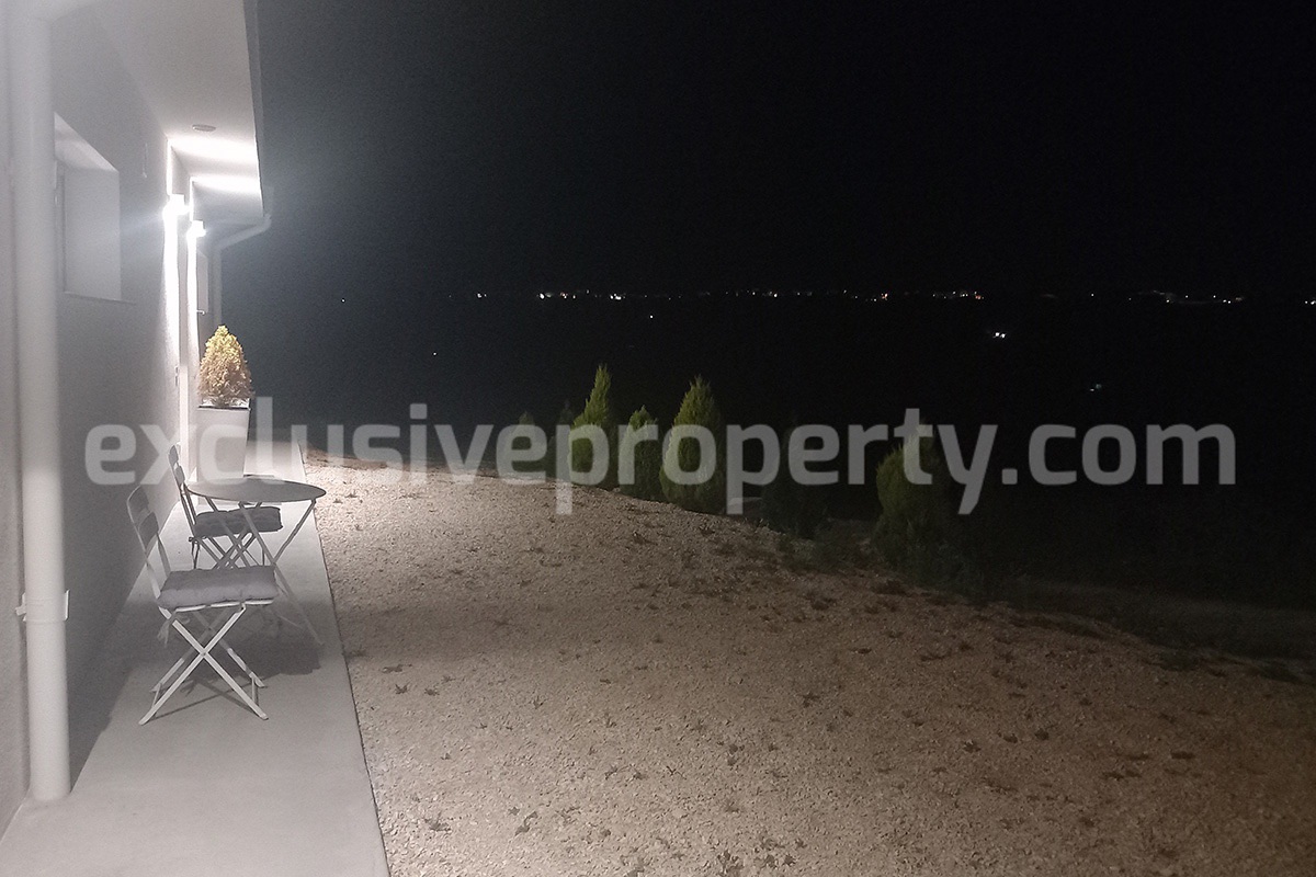 Exclusive Sea View Villa for Sale in Italy - Eco-Friendly Home with Land and Olive Trees in Petacciato - Molise