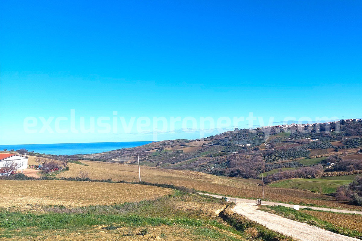 Exclusive Sea View Villa for Sale in Italy - Eco-Friendly Home with Land and Olive Trees in Petacciato - Molise