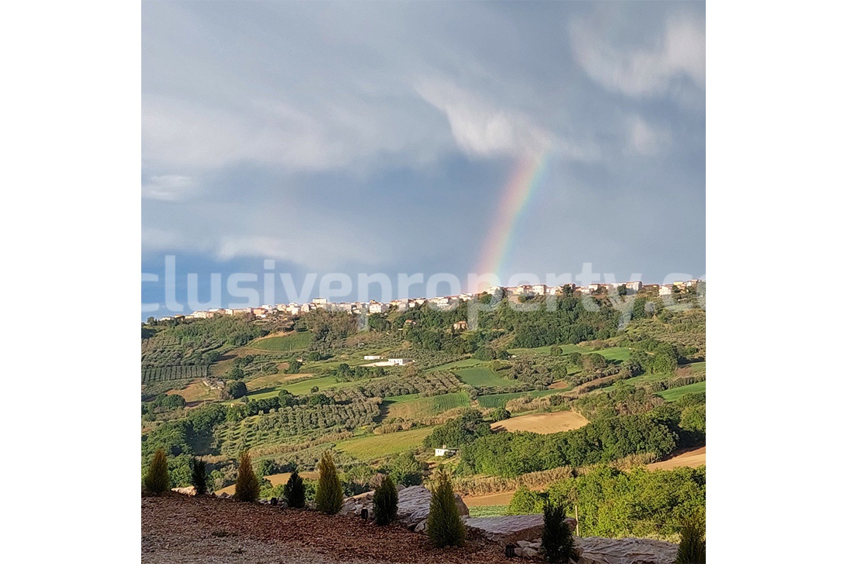 Exclusive Sea View Villa for Sale in Italy - Eco-Friendly Home with Land and Olive Trees in Petacciato - Molise