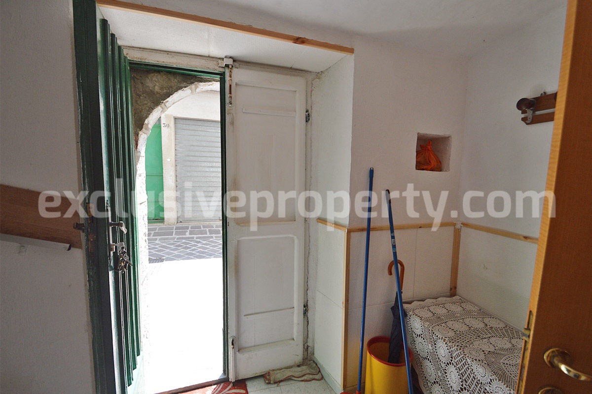 Cheap Stone House for Sale in Italy - Habitable Property in Abruzzo with Views and Fireplace