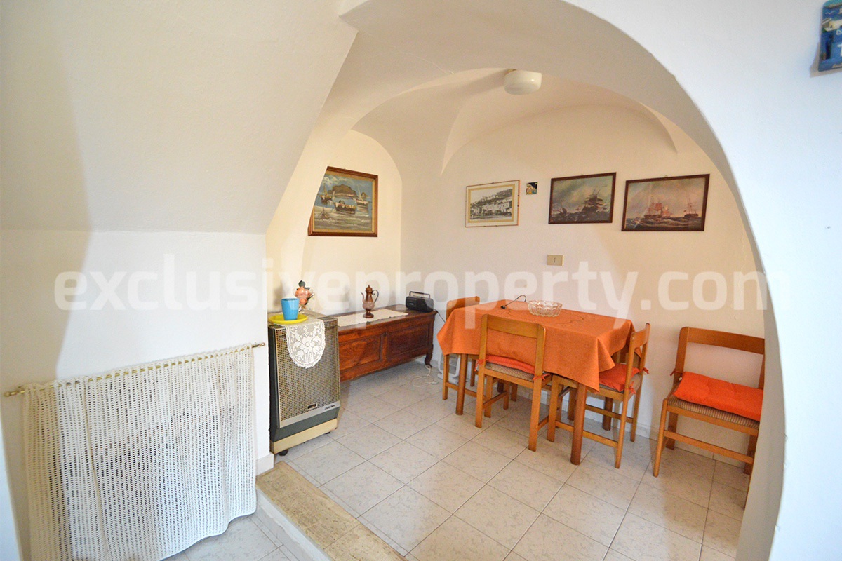 Cheap Stone House for Sale in Italy - Habitable Property in Abruzzo with Views and Fireplace
