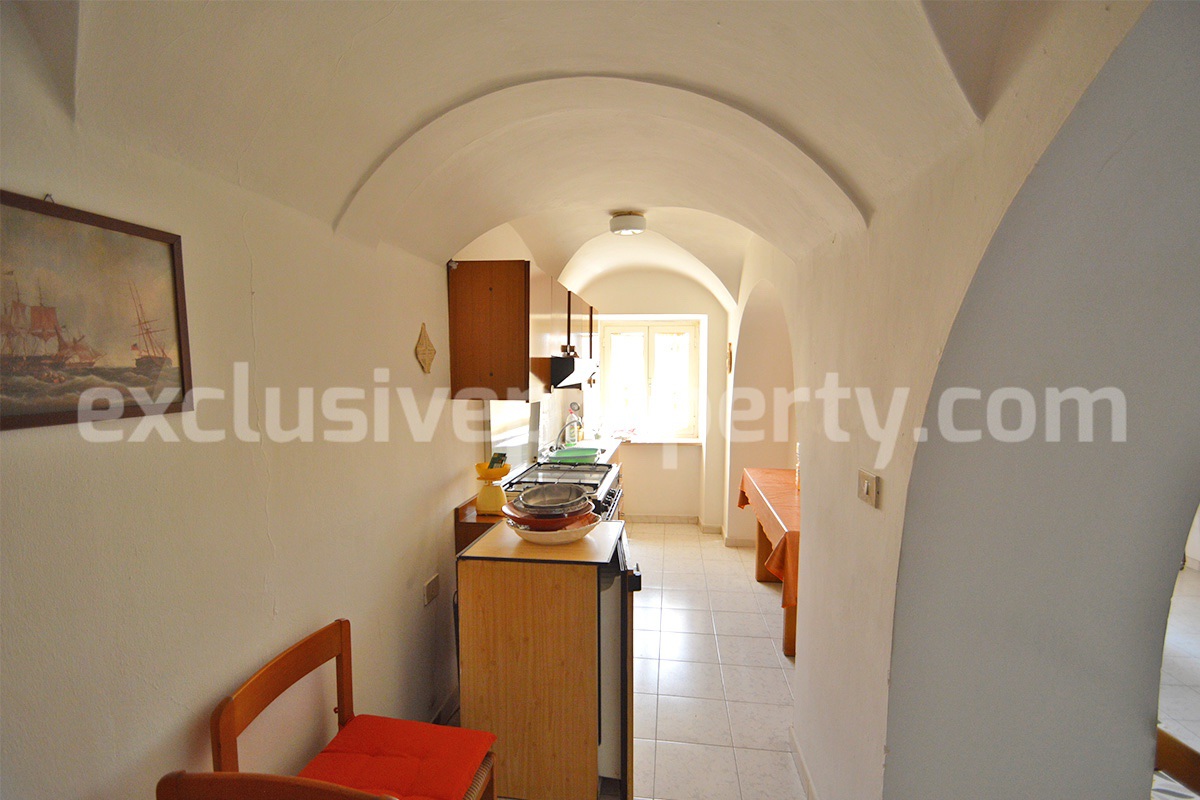 Cheap Stone House for Sale in Italy - Habitable Property in Abruzzo with Views and Fireplace