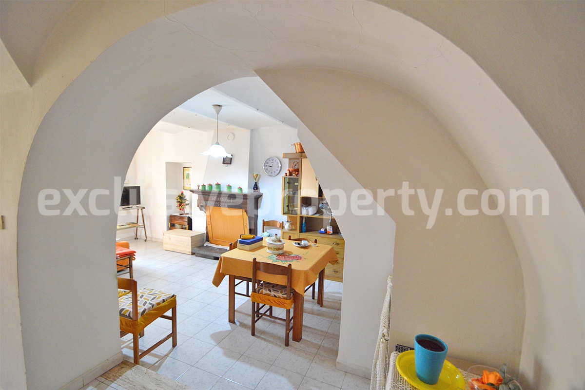 Cheap Stone House for Sale in Italy - Habitable Property in Abruzzo with Views and Fireplace