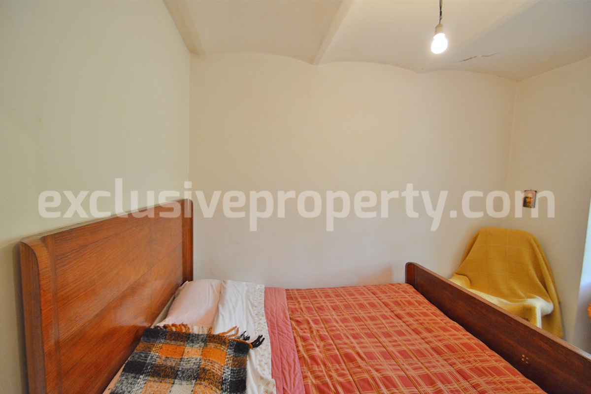 Cheap Stone House for Sale in Italy - Habitable Property in Abruzzo with Views and Fireplace