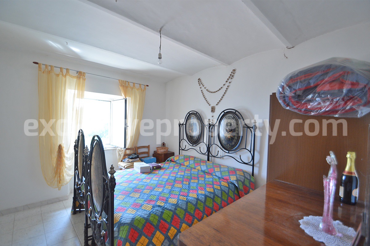 Cheap Stone House for Sale in Italy - Habitable Property in Abruzzo with Views and Fireplace
