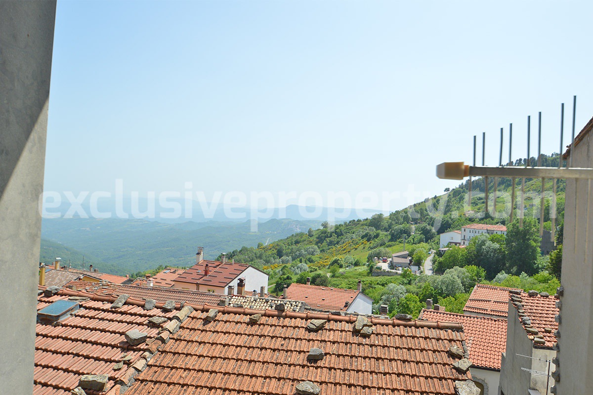 Cheap Stone House for Sale in Italy - Habitable Property in Abruzzo with Views and Fireplace