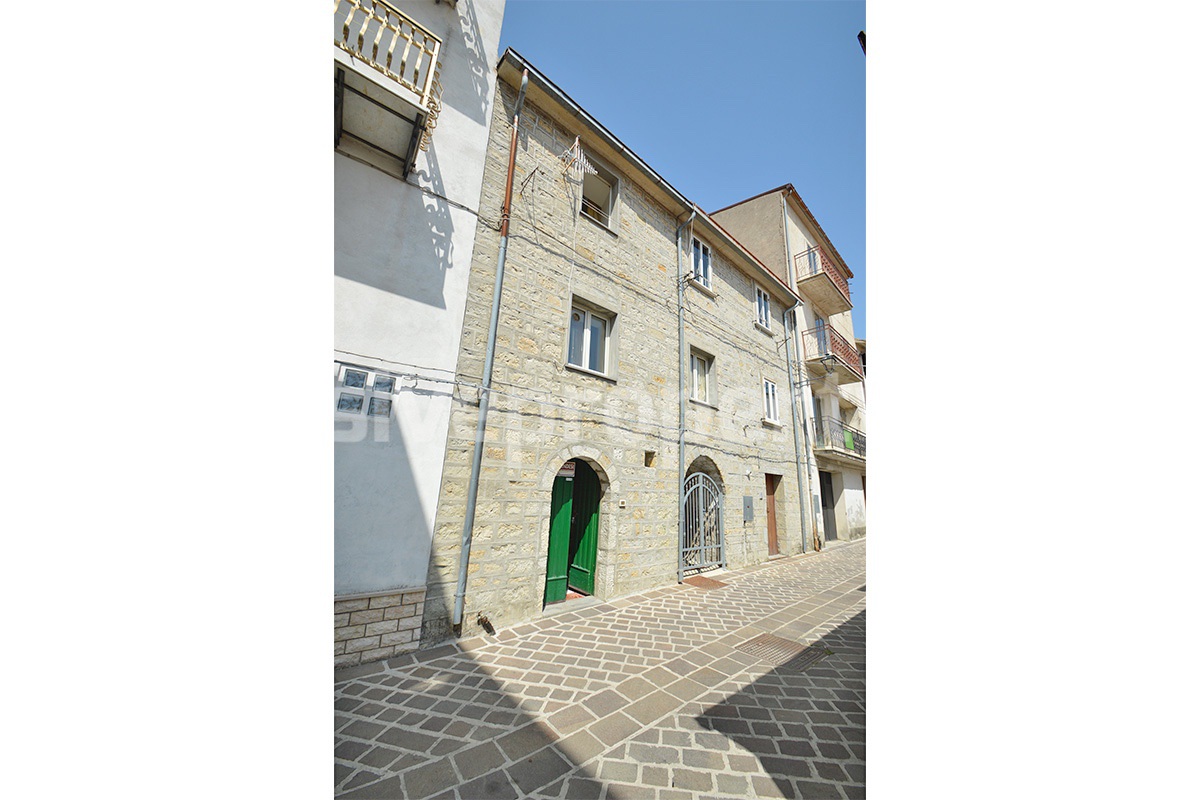 Cheap Stone House for Sale in Italy - Habitable Property in Abruzzo with Views and Fireplace