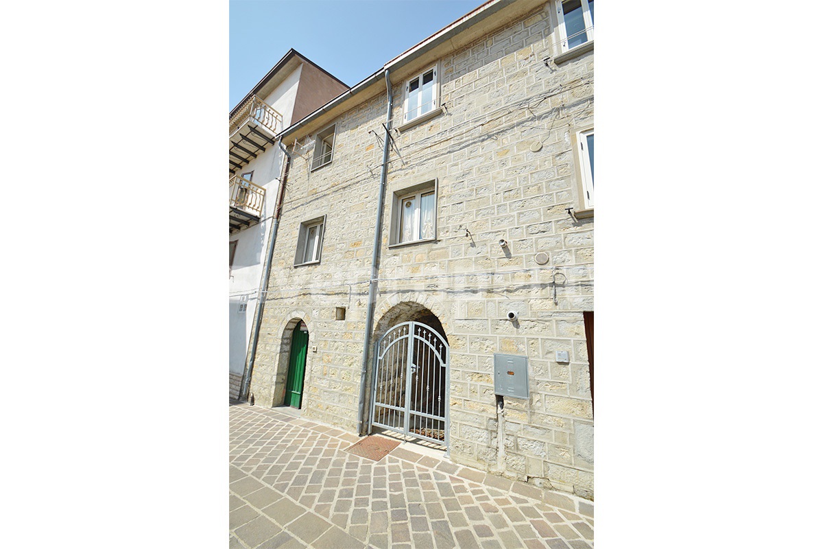 Cheap Stone House for Sale in Italy - Habitable Property in Abruzzo with Views and Fireplace