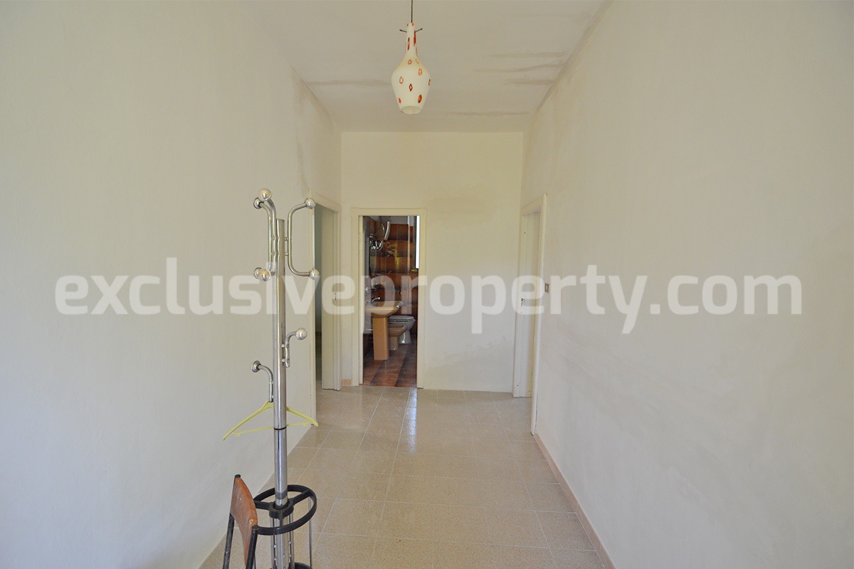 Two-Building Country Property for Sale in Roccaspinalveti - Abruzzo - Habitable Home - Renovation Project - Land and Majella Views