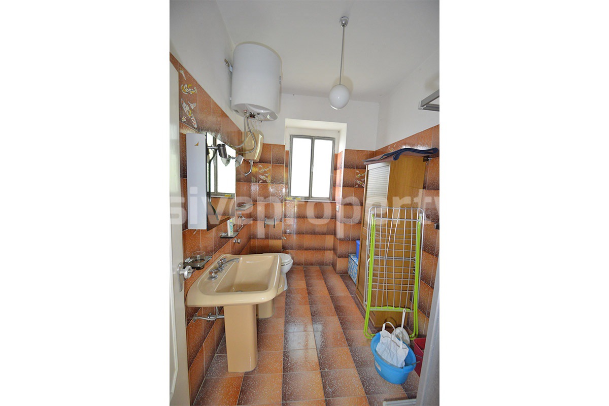 Two-Building Country Property for Sale in Roccaspinalveti - Abruzzo - Habitable Home - Renovation Project - Land and Majella Views