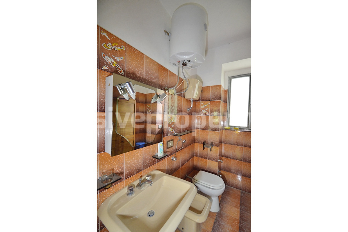 Two-Building Country Property for Sale in Roccaspinalveti - Abruzzo - Habitable Home - Renovation Project - Land and Majella Views