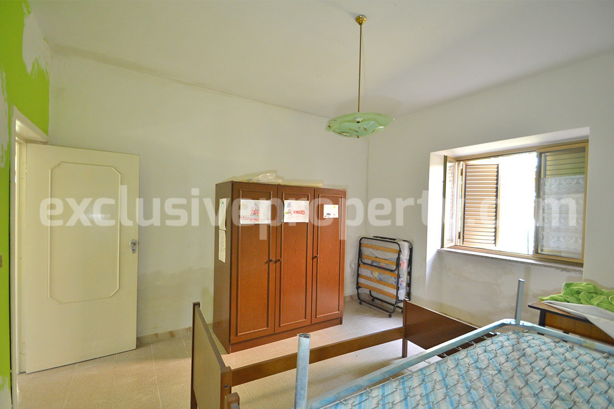 Two-Building Country Property for Sale in Roccaspinalveti - Abruzzo - Habitable Home - Renovation Project - Land and Majella Views