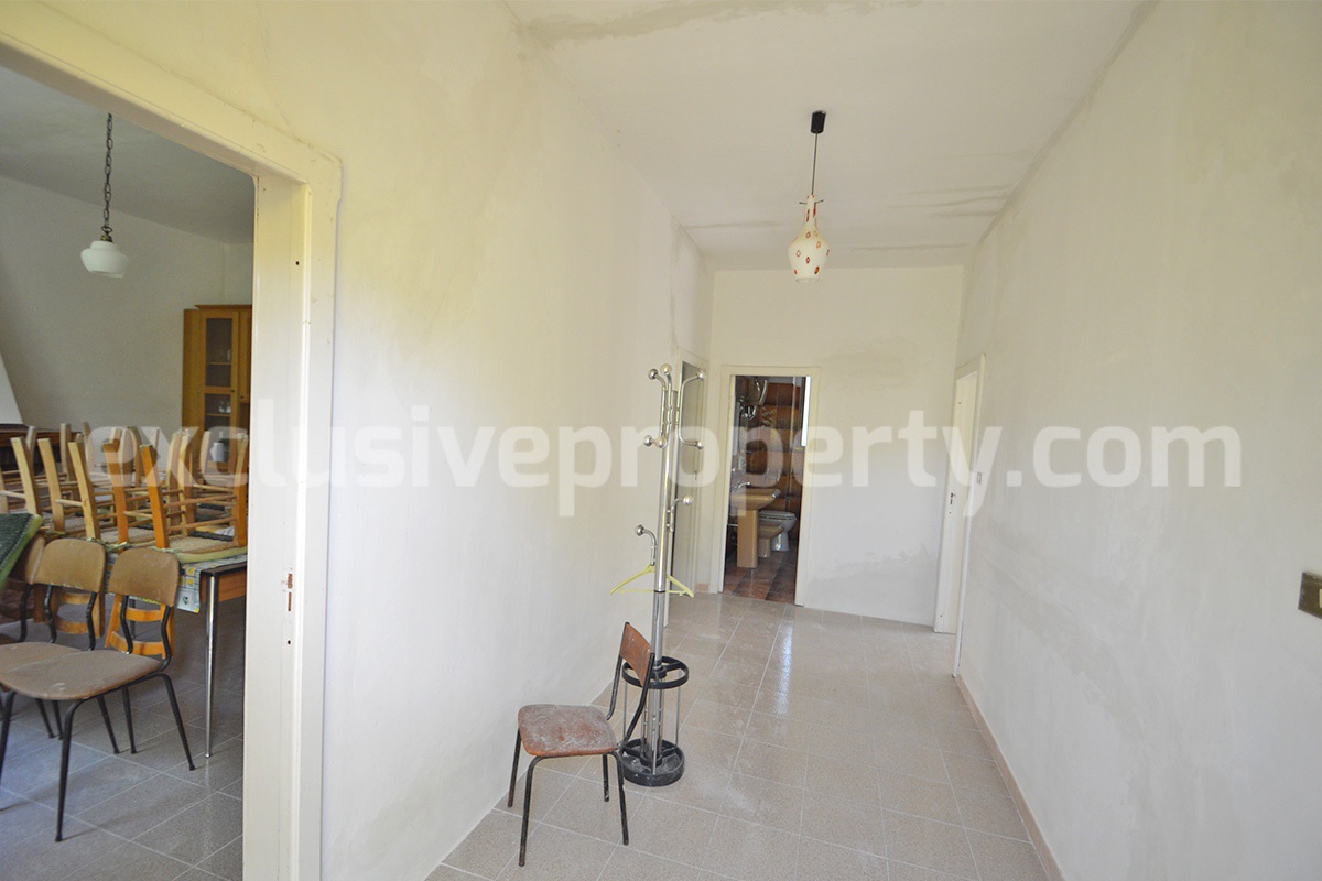 Two-Building Country Property for Sale in Roccaspinalveti - Abruzzo - Habitable Home - Renovation Project - Land and Majella Views