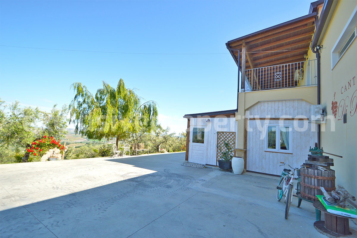 Dream Winery for Sale in Italy - Live and Work in a Stunning Vineyard Estate with Restaurant - Villa - Sea Views