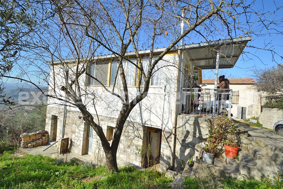 Farmhouse for Sale in Molise - Stone House with Olive Grove and Land in Italy