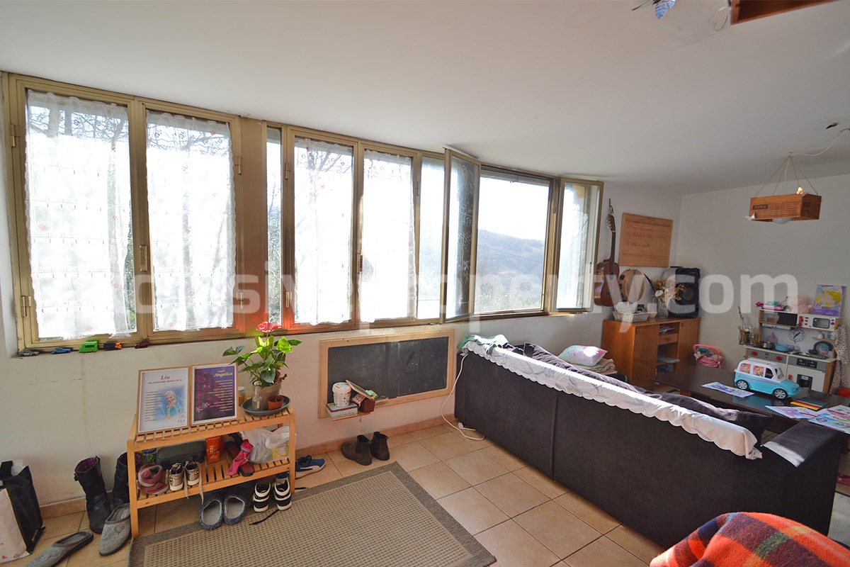 Farmhouse for Sale in Molise - Stone House with Olive Grove and Land in Italy