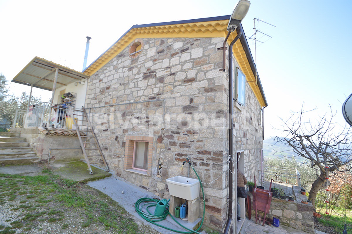 Farmhouse for Sale in Molise - Stone House with Olive Grove and Land in Italy