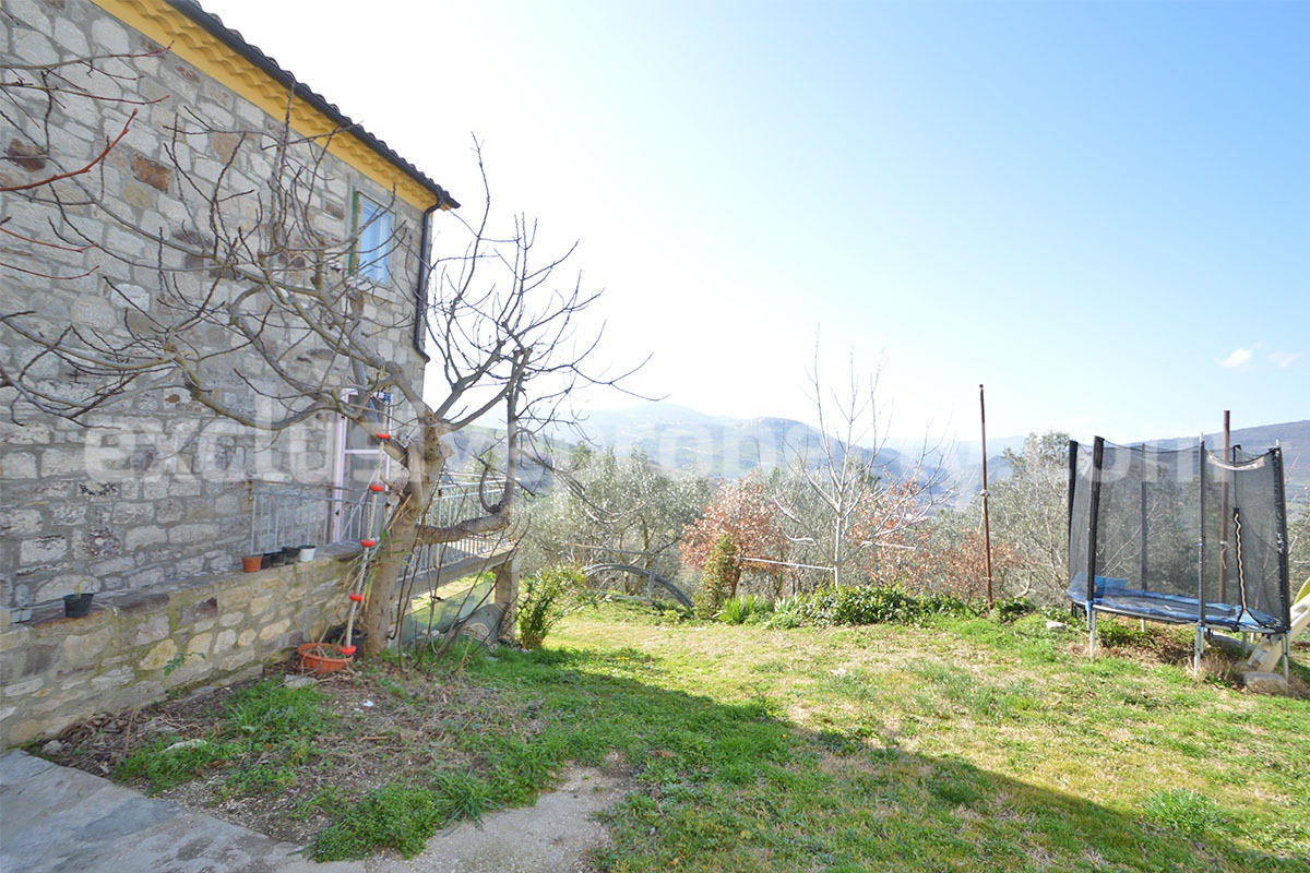 Farmhouse for Sale in Molise - Stone House with Olive Grove and Land in Italy