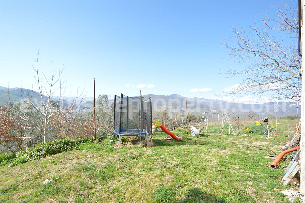 Farmhouse for Sale in Molise - Stone House with Olive Grove and Land in Italy