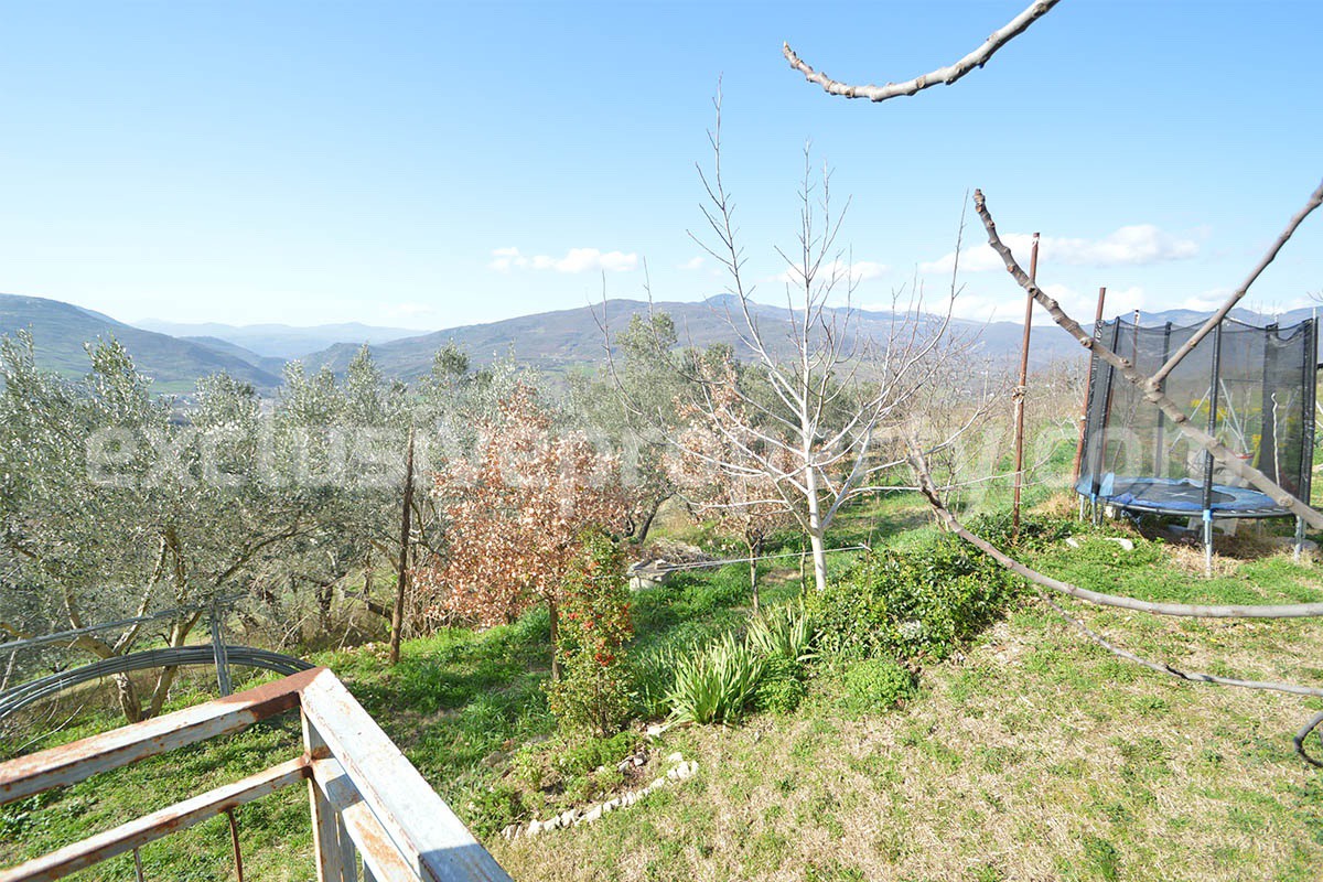 Farmhouse for Sale in Molise - Stone House with Olive Grove and Land in Italy