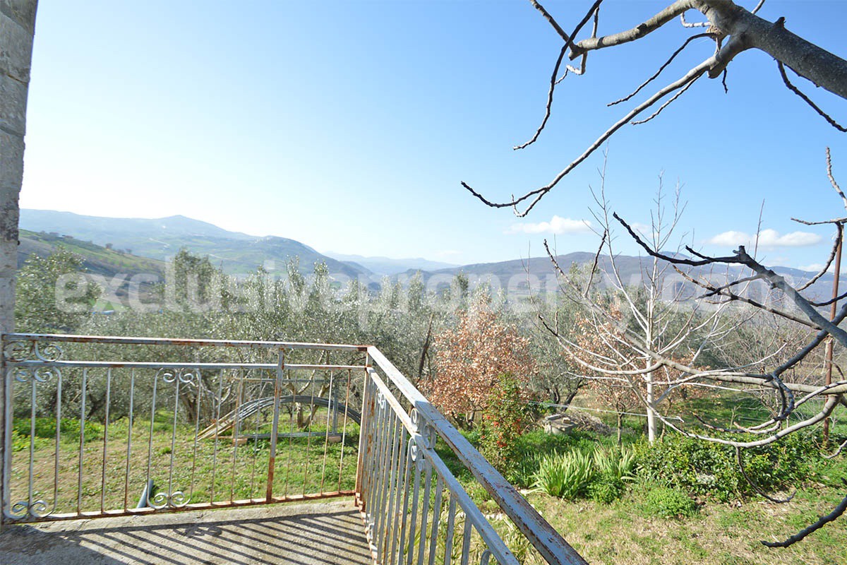 Farmhouse for Sale in Molise - Stone House with Olive Grove and Land in Italy