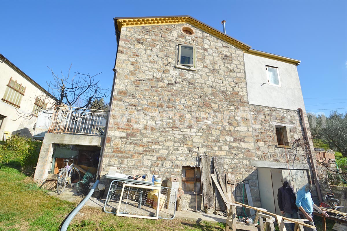 Farmhouse for Sale in Molise - Stone House with Olive Grove and Land in Italy